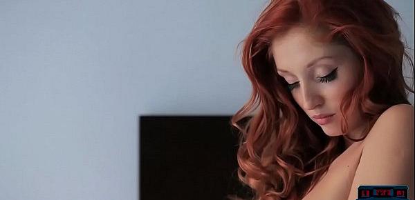  Redhead teen beauty shows us everything she has got